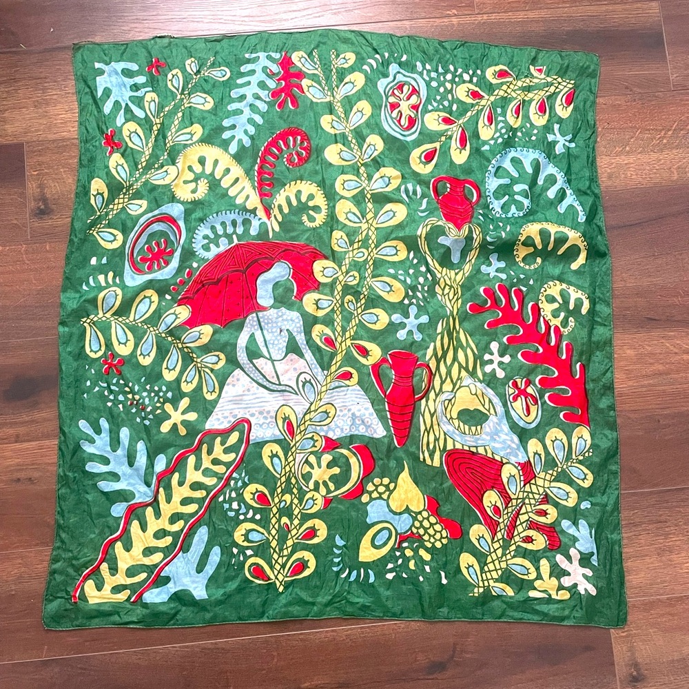 Vintage patterned scarf